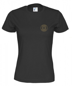 Koszulka damska czarna logo